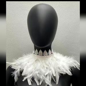 SALE **Feather Collar Necklace**